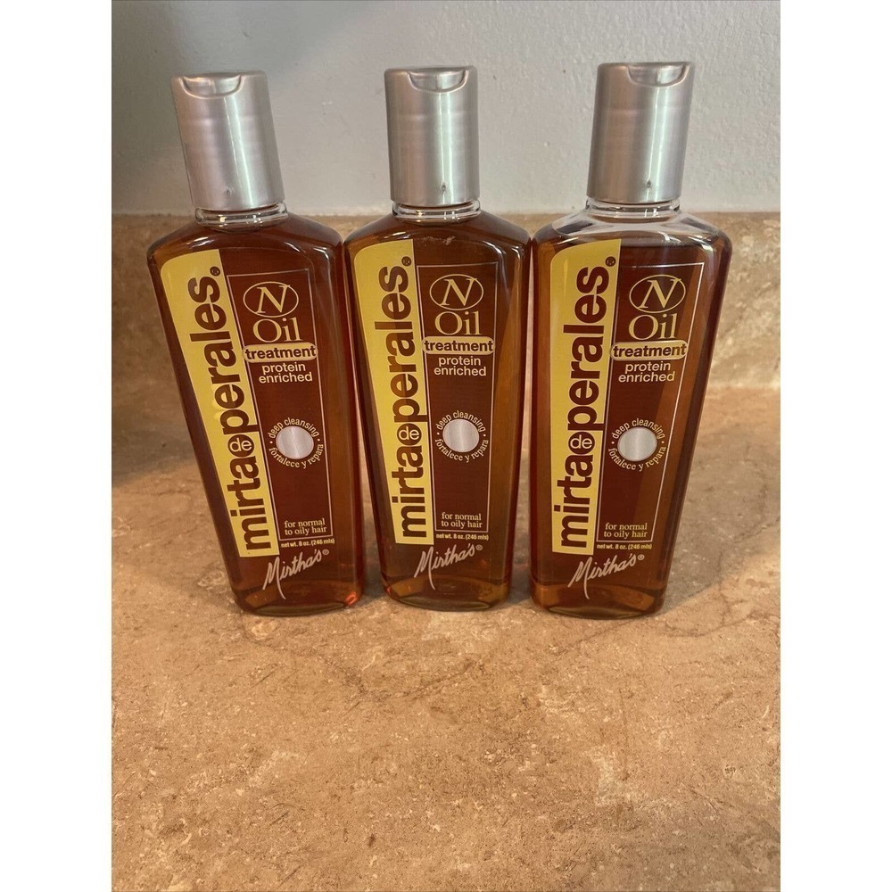 3x Mirta de Perales N Hair Treatment. Deep Cleanse, Removes Oil & Adds Volume.